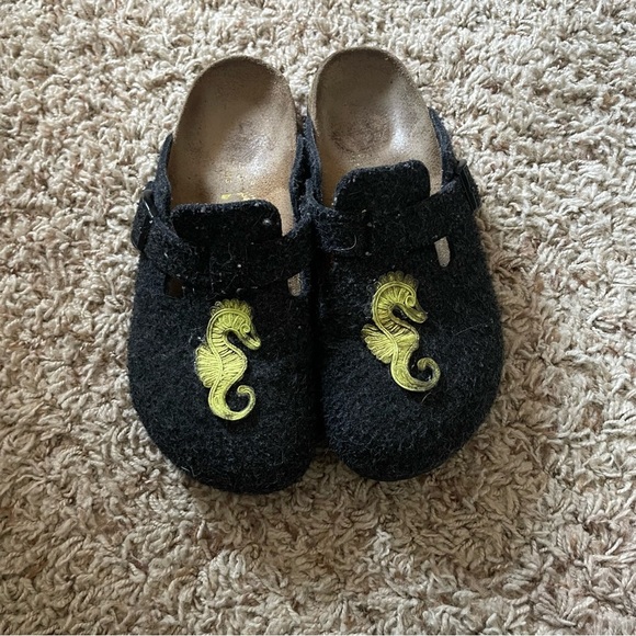 Birkenstock Papillio Boston Felt Seahorse Slip On size 7 - Picture 1 of 7